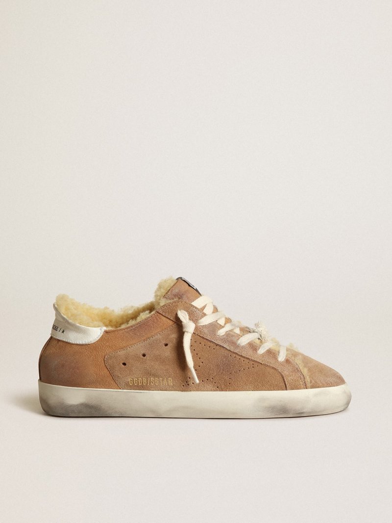 Super-Star LTD with a perforated star and shearling lining